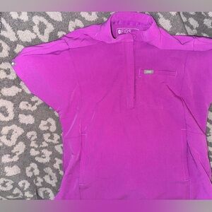 Figs women's Ultraberry Montex - 
Mock Neck Scrub Top
XS / Ultraberry